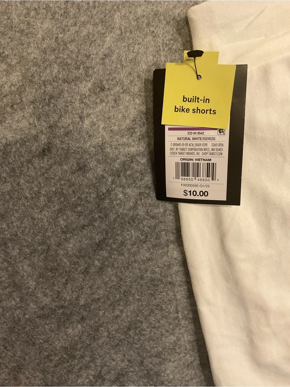 NWT Girls Knit Skort Art Class White Size L 10/12